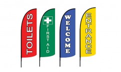 Signs and Directions Advertising Flags